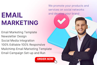 handle your mailchimp email marketing and make templates
