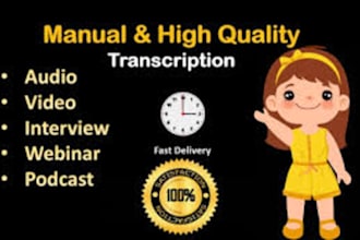 provide a 24 hour turnaround for transcription service