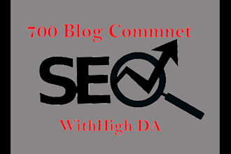do 700 blog comment with high da unlimited keyword and URL