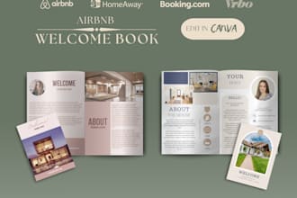 create a personal welcome book for your airbnb