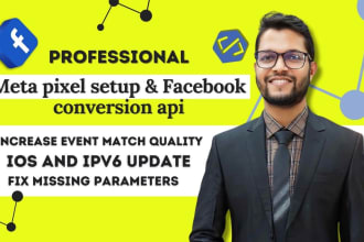 fix or setup meta pixel, fb conversion api, ipv6 update, server side tracking