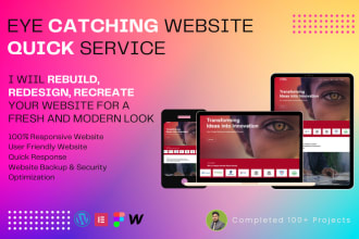 expertly create, recreate, build, rebuild, clone and revamp your website