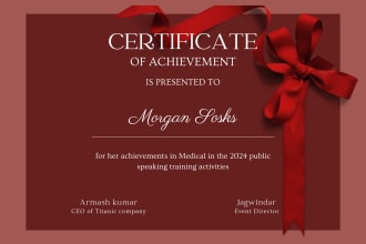 create professional certificate, diploma and award