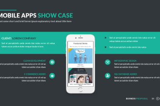 create proposal, presentation powerpoint template and design