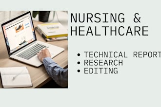 write nursing, healthcare and public health content