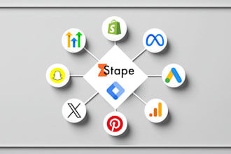 setup ga4 server side tracking with stape server gtm for shopify