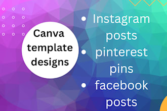 make social posts in canva