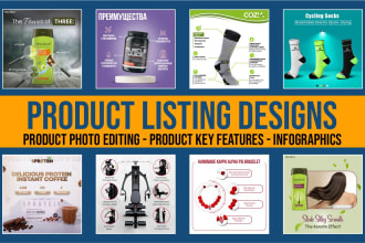 design amazon product listing images, product infographic images