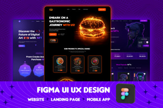 landing page UI UX, figma website design, home page ui ux, uiux