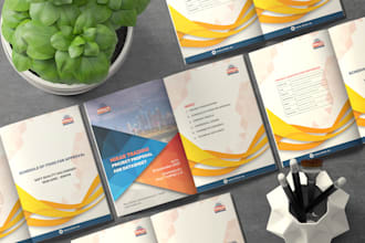 do company profile design or catalog design for any industry