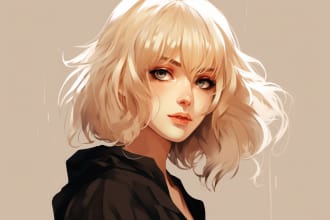 draw custom anime or disney cartoon caricature and friendship portrait