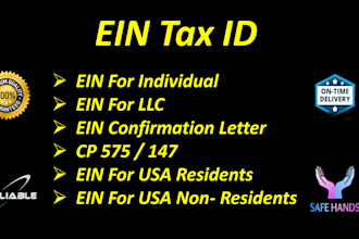 get your ein tax id for sole or llc from the irs in 24 hours
