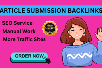 provide article submissions to unique sites
