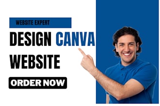 create, design, build a beautiful wordpress website or landing page like canva