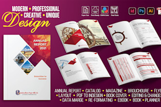 design professional annual reports, catalogs, magazines, at indesign