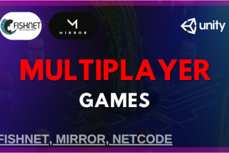 create online multiplayer games in unity mirror networking