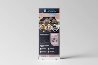 create promotional roll up banner, billboard, retractable and roll up banner