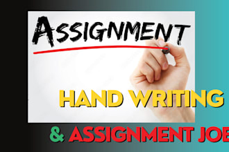 do hand writing assignment job