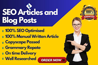 write SEO article writing, blog post writing, content writing