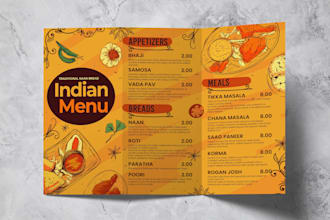 design digital screen, restaurant menu, food menu, print menu, flyer