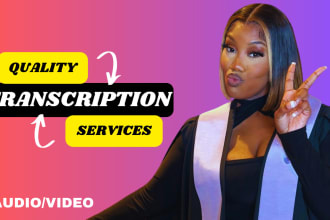 transcribe audio to text and do video transcription