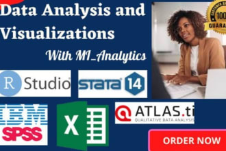 help in spss data analysis, r, rstudio excel, SAS, minitab, linear regression