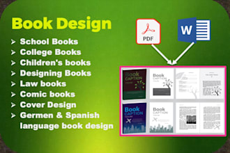 do professional book layout and formatting