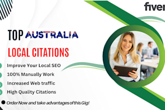 do australian local citations for local SEO manually