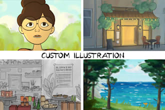 create a unique digital illustration