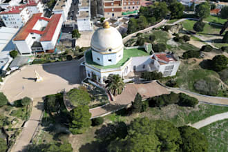 do photogrammetric models, of drone aerial photos