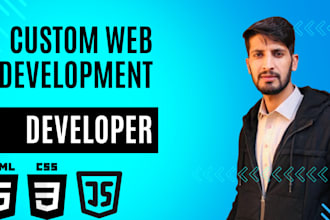 build a responsive website with HTML CSS javascript and backend
