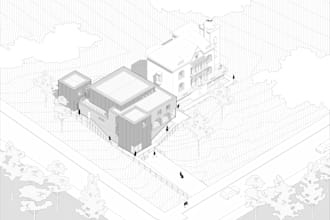 make architectural diagrams, sections or isometric documents