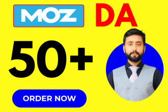 supercharge domain authority moz da 50 plus fast