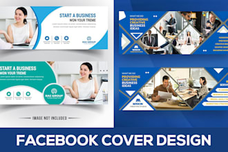 design a professional facebook cover photo banner design