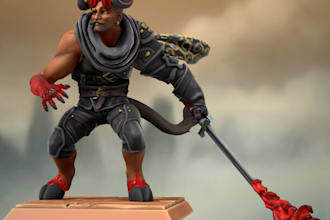 make your dungeons and dragons character models