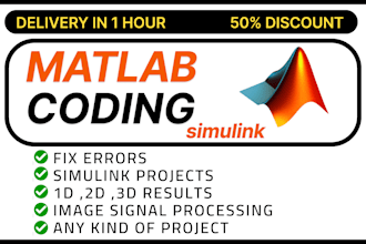 do fast matlab programming, simulink, image and signal processing in 2 hours