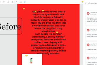 copy edit your social media post, blog post, or article