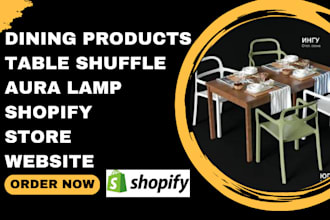 design table shuffle dinning products aura lamp mug shopify store website
