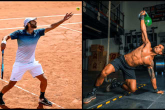 create tennis and fitness workout plans
