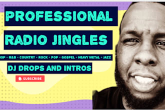 produce radio sweepers jingle, podcast intro, dj drops or dj intro ids