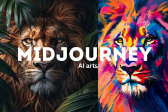 create professionally ai artwork image using midjourney