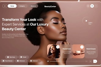 design skincare shopify store beauty website skin care cosmetics skin care