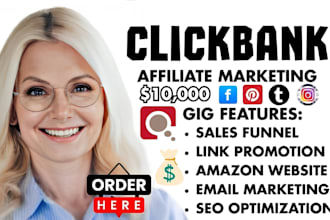 setup clickbank affiliate marketing digistore24 amazon affiliate website
