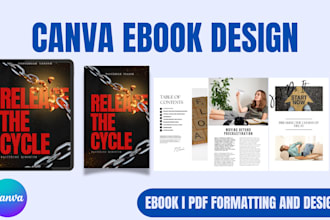 design PDF, ebook or workbook using canva