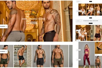 clothing website for your clothing brand, clothing store,fashion shopify website
