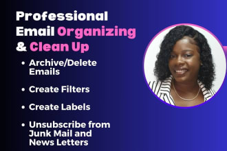 professionally organize and clean up your email inbox