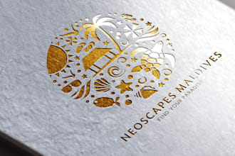design best quality travel agency summer vacation or holiday logo