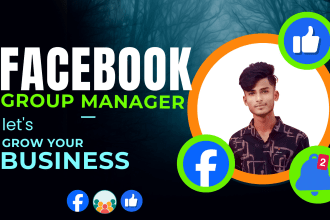 be your facebook group marketing expert and growth specialist