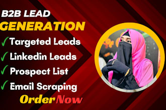do perfect b2b lead generation specialist linkedin lead generation