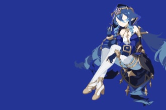make a minimalist character wallpaper for you